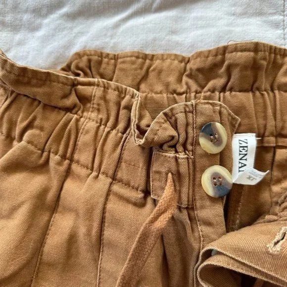 NWT Camel Canvas Pants - Picture 5 of 8